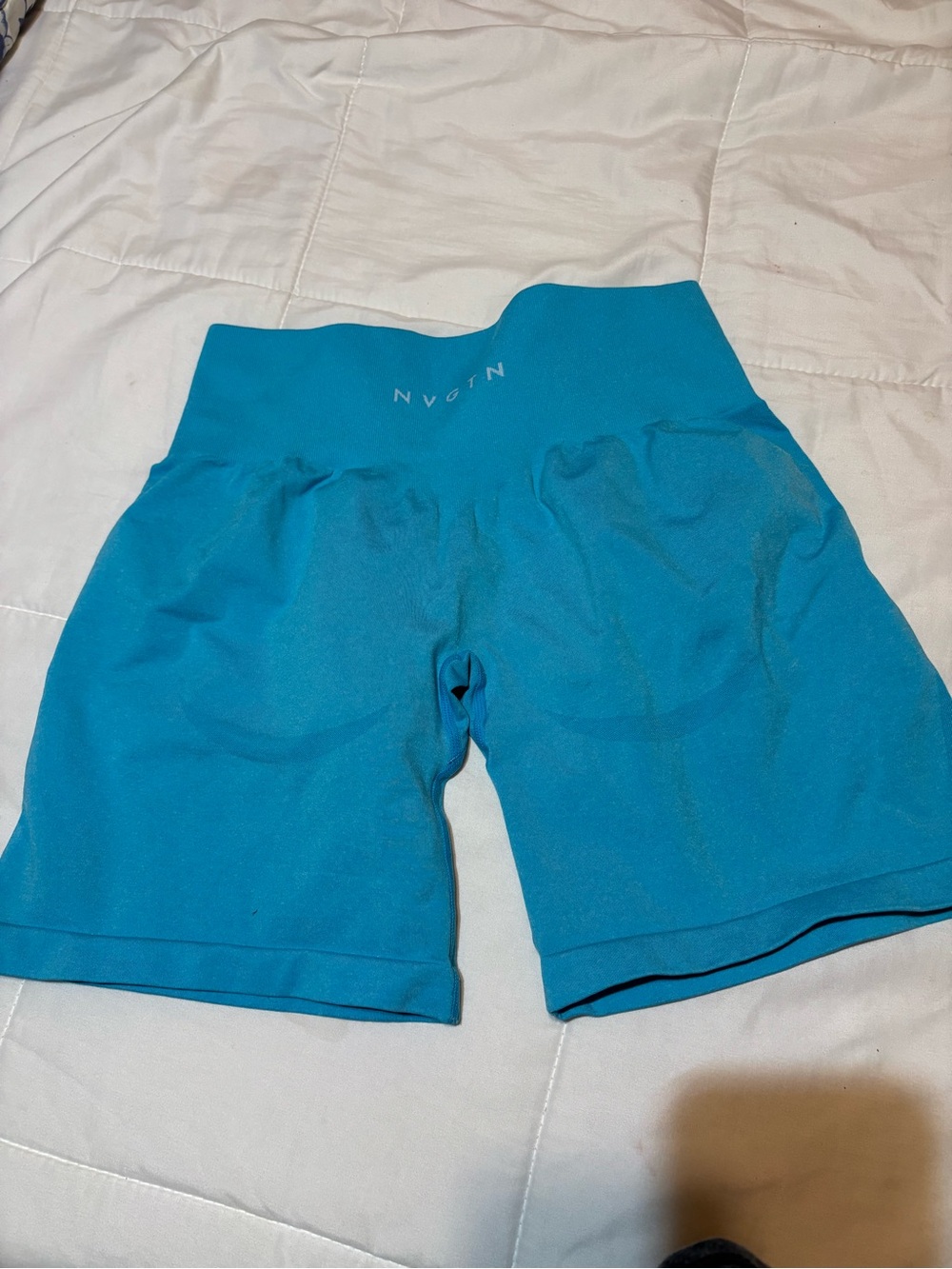 NVGTN High-Waist Bike Shorts Teal